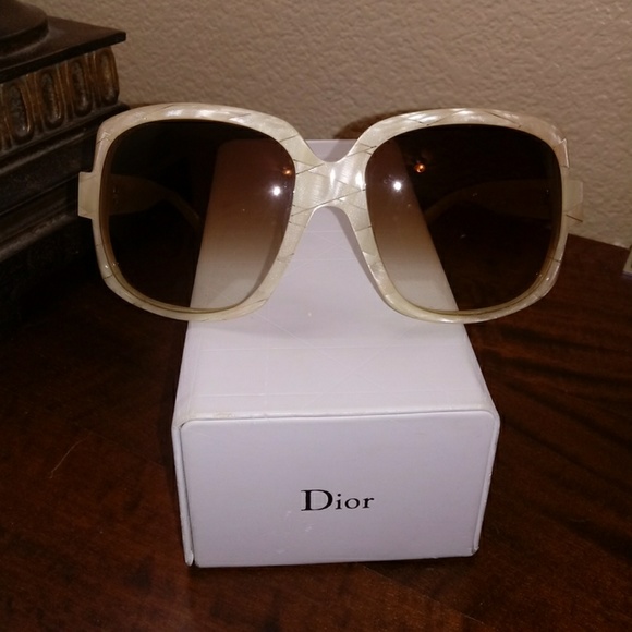 dior pearl sunglasses
